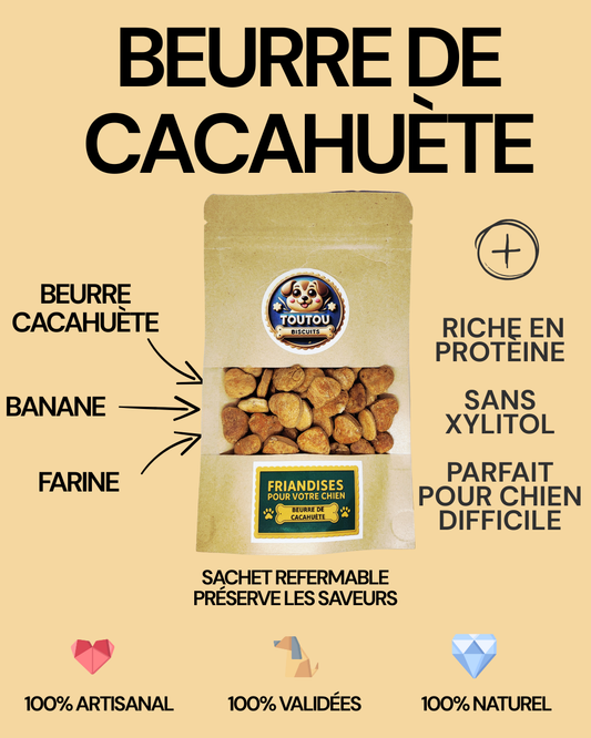 BISCUITS AU BEURRE DE CACAHUÈTE