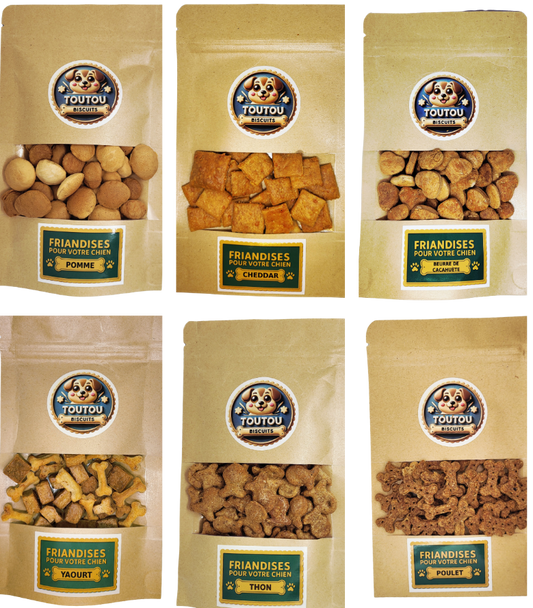 PACK DEGUSTATION 6x20g - 6 saveurs LIVRAISON OFFERTE