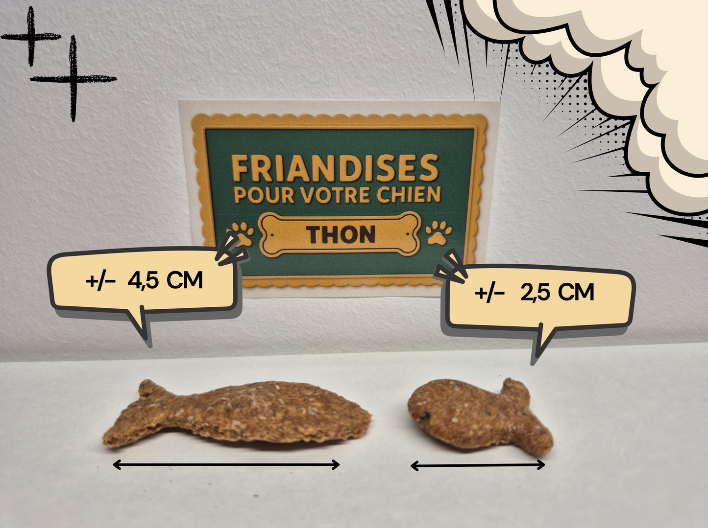 Friandises au THON (avec de l'huile de saumon)