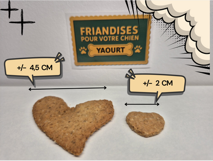 Friandises au YAOURT (avec de l'huile de saumon)