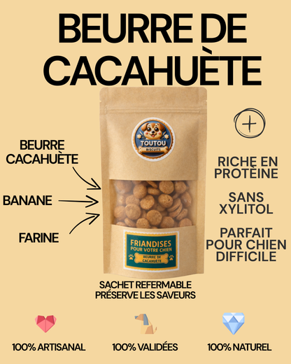 Friandises au BEURRE DE CACAHUÈTE