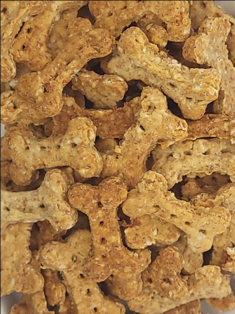 détail biscuit au poulet pour chien - toutou biscuits