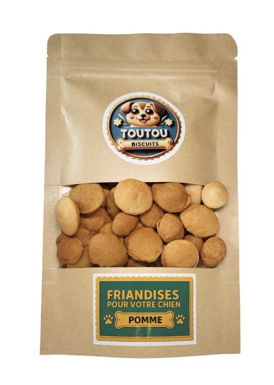 Biscuits pour chien à la pomme – croustillants et sains-toutoubiscuits