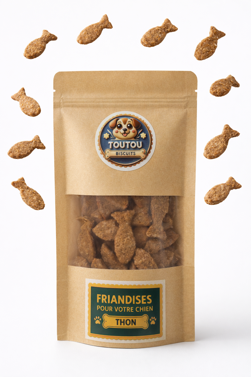 sachet thon avec biscuit autour 