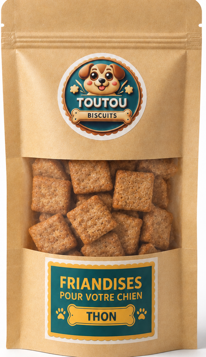 Friandises au THON (avec de l'huile de saumon)